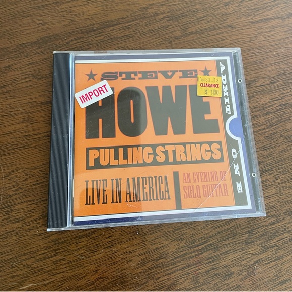 Steve Howe Pulling Strings Live in America CD Album Rare - Picture 1 of 4